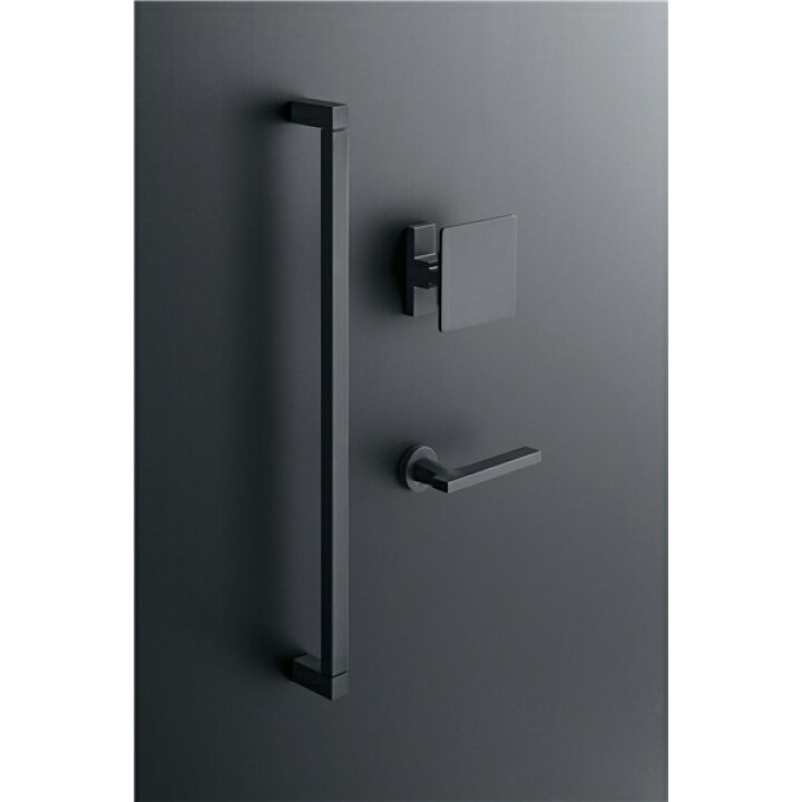 楽天市場】ユニオンドアハンドル 押し棒タイプ 品番:G1214-01-061-L600 (直送品、扉厚:12mm) : 佐勘金物店