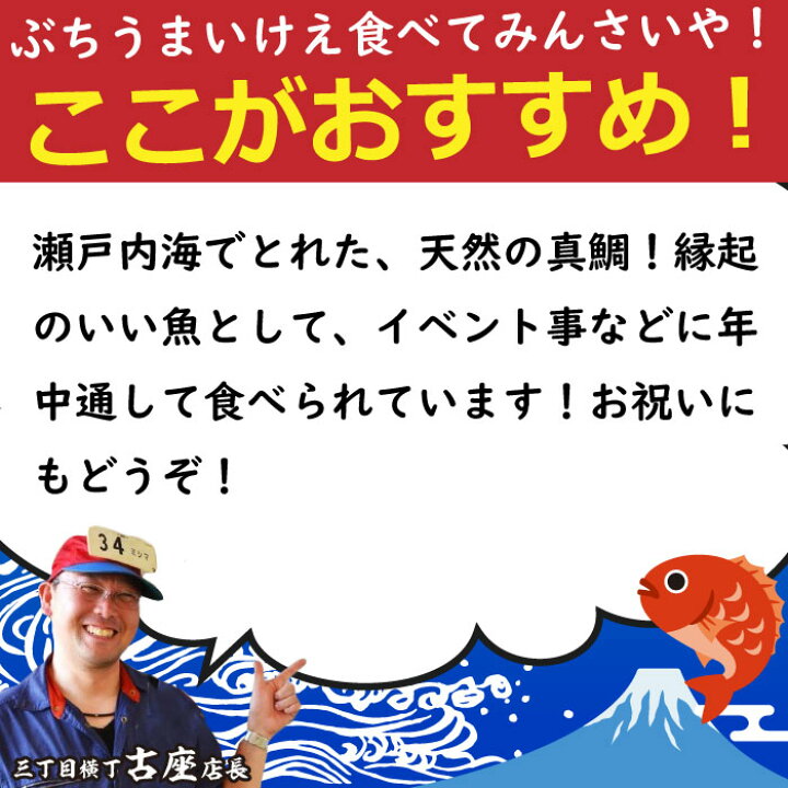 同梱専用 瀬戸内海産 活〆 活〆天然鯛だから旨い 三丁目 同梱専用 瀬戸内海産 活〆 活〆天然鯛だから旨い 三丁目