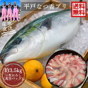 青空レストラン に出た フルーツ魚 送料無料　平戸なつ香 ブリ3.5kg（真空パック・あら付き）刺身で約1.5kg フィーレ …