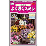 【サカタのタネ公式】 パンジー よく咲くスミレ ミックス 花 種 約40粒 小袋 春まき 秋まき 秋 冬 マルチ…