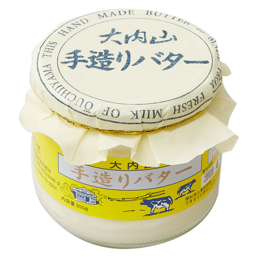 大内山瓶バター　300g　瓶　バター