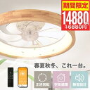 【赤字覚悟！先着50枚のクーポン利用で14880円！】 シーリングファンライト シーリングファン LEDシーリングライト 調光調色 シーリングファン DCモーター 静音 6段階風量 北欧 6-12畳対応 リモコン付き APP対応 寝室 和室 リビング 換気扇 新居 取付簡単 省エネ