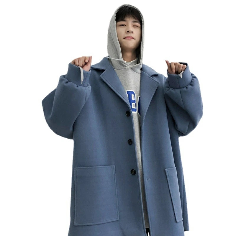 楽天市場】韓国 ファッション ゆったり コート メンズ ロングコート