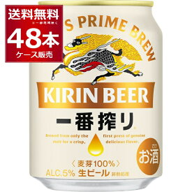 ビール 送料無料 生ビール キリン 一番搾り 250ml×48本(2ケース)【送料無料※一部地域は除く】