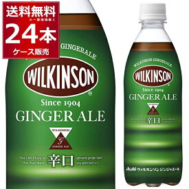 【楽天カード利用＋エントリーでポイント最大16倍】ウィルキンソン ジンジャエール 500ml×24本【送料無料※一部地域は除く】
