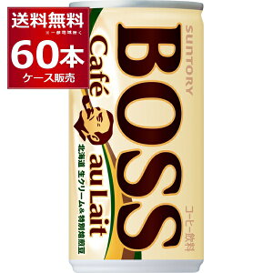 Tg[ {X BOSS ʃR[q[ JtFI 185ml×60{(2P[X)yꕔn͏z