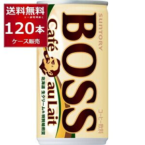 Tg[ {X BOSS ʃR[q[ JtFI 185ml×120{(4P[X)yꕔn͏z