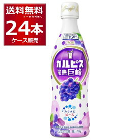 カルピス 完熟巨峰 プラスチックボトル 希釈用 470ml×24本(2ケース) アサヒ【送料無料※一部地域は除く】