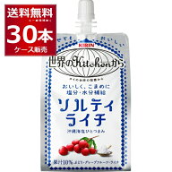 キリン 世界のキッチンから ソルティライチ パウチ 300ml×30本(1ケース) 熱中症対策 塩分補給 水分補給 …