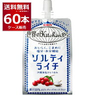 キリン 世界のキッチンから ソルティライチ パウチ 300ml×60本(2ケース) 熱中症対策 塩分補給 水分補給 …