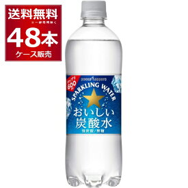 ポッカサッポロ おいしい炭酸水 600ml×48本(2ケース)【送料無料※一部地域は除く】