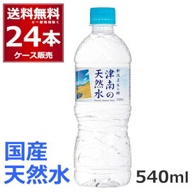 水 ミネラルウォーター 天然水 540ml 24本送料無料 新潟名水の郷 津南の天然水 540ml×24本(1ケース)【送料無料※一部地域は除く】水 国産 天然水 自然 みず ケース販売