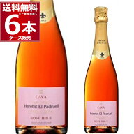 エレタット エルパドルウェル ロゼ 辛口 750ml×6本 スパークリングワイン 泡 ロゼワイン カタルーニャ …