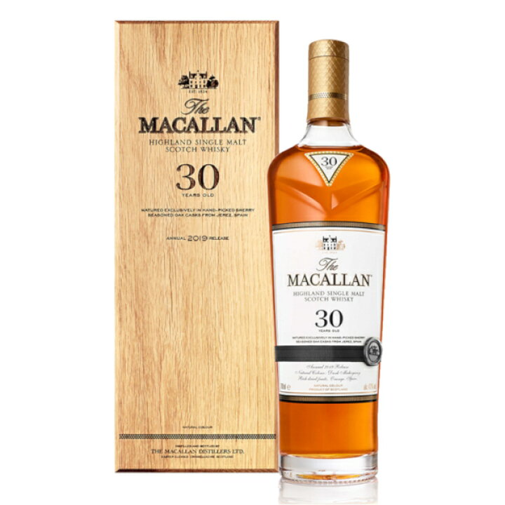 楽天市場】正規品 箱入 ザ マッカラン 30年 シェリーオーク 700ml 43度 