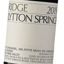 リッジ リットン・スプリングス 2019 750ml ワイン