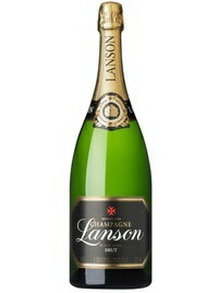 Changpagne 本物◆ Lanson Black Label Brut ランソン 1.5L マグナム ラベル 新作ウエア ワイン ブラック ブリュット