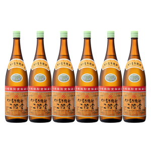 二階堂 麦焼酎 25度 1.8L瓶6本セット 二階堂酒造 本格焼酎 北海道・沖縄は送料+1000円をご注文処理時に加算