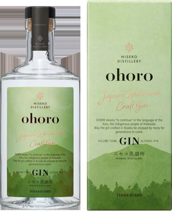 楽天市場】八海山 オホロジンスタンダード 化粧箱入り 720ml ohoro GIN 