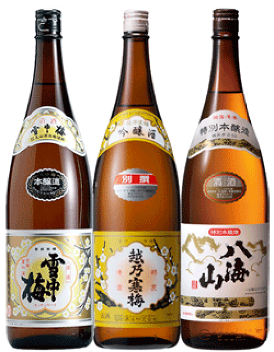 楽天市場】GB【飲み比べセット】720ml×3本【越乃寒梅vs雪中梅vs八海山