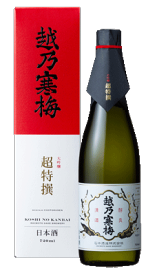 日本酒 ギフト 越乃寒梅正規取扱店『越乃寒梅 超特撰 大吟醸 720ml化粧箱入』 大吟醸 日本酒 新潟 酒 還暦祝い お酒 ギフト 石本酒造 プレゼント 最高　日本酒 ギフト 日本酒 大吟醸 日本酒 お誕生日 プレゼント 父の日 御中元 御歳暮