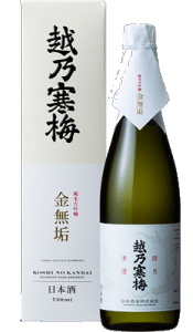 日本酒 ギフト 越乃寒梅正規取扱店 限定酒『越乃寒梅 金無垢 純米大吟醸720ml 化粧箱入』日本酒 新潟 酒 還暦祝い お酒 ギフト 朝日酒造 プレゼント 最高 日本酒 ギフト 日本酒 純米大吟醸