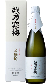 新潟 酒 正規取扱店 季節限定『越乃寒梅 金無垢 純米大吟醸1800ml』お酒 石本酒造 プレゼント 最高 日本酒 ギフト 日本酒 お誕生日 父の日 御中元 お中元 御歳暮 お歳暮 還暦祝い 内祝い 贈り物 御祝 御年賀 お年始