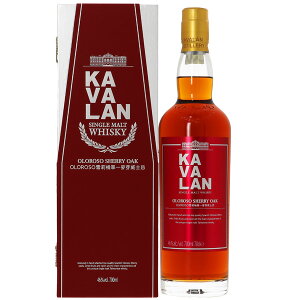 yKizJo I\VF[I[N VOgECXL[ 700ml ABVF46%  Kavalan Oloroso Sherry Oak Single Malt Whisky