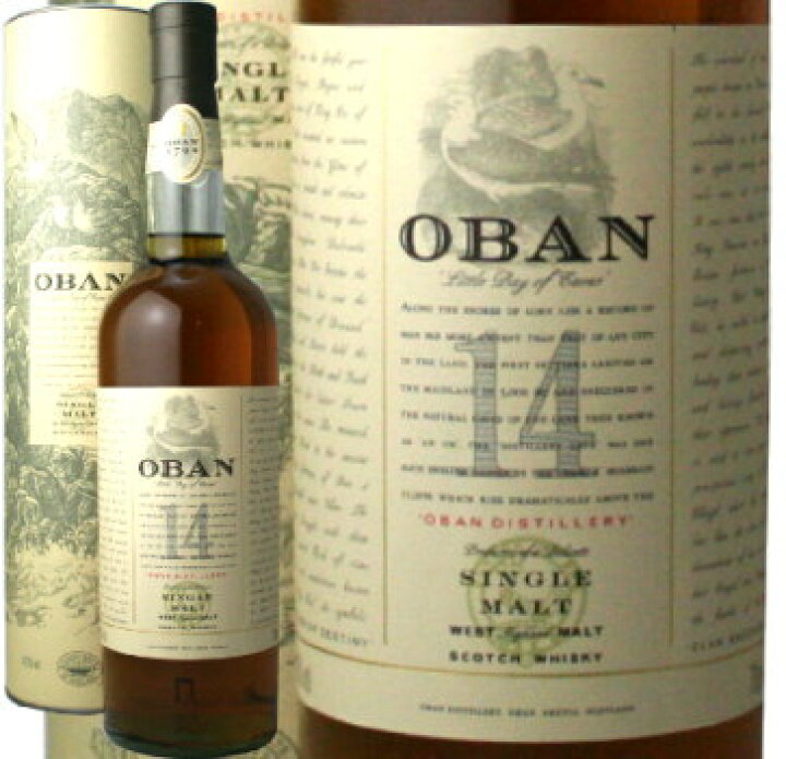楽天市場】オーバン14年 40度 700ml【箱入り】OBAN 14y. : 良酒百貨 