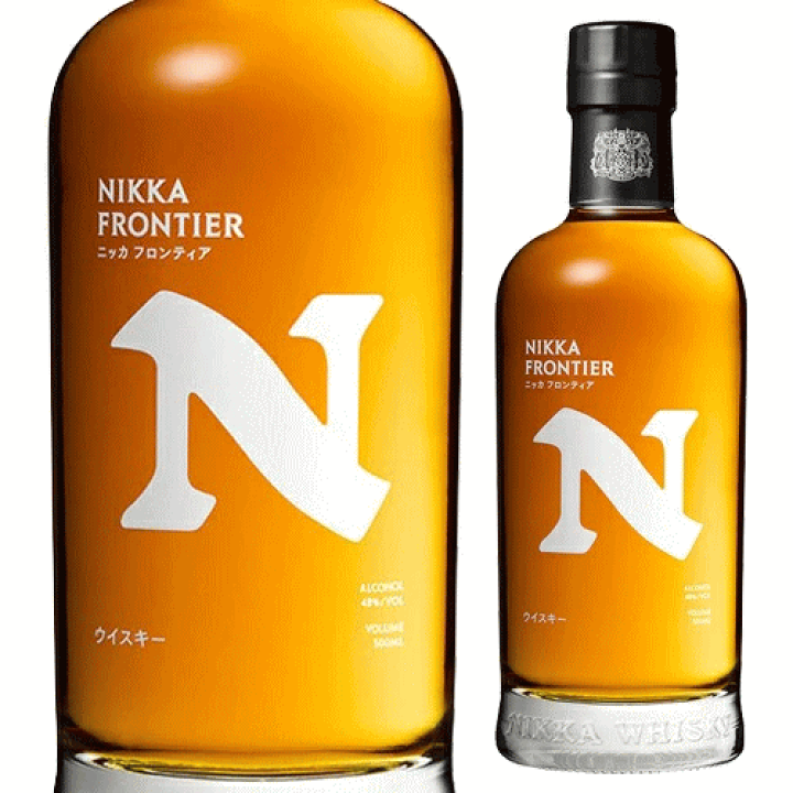 NIKKA FRONTIER ウイスキー 500ml Amazon.co.jp: ニッカ フロンティア 瓶 ウイスキー 500ml × 1本