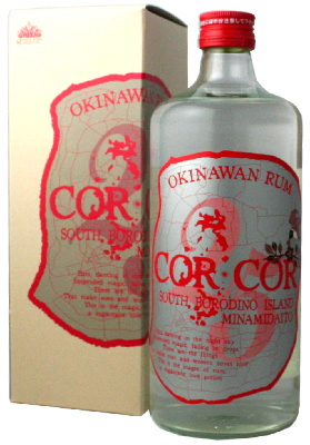 沖縄　南大東島のラム酒　コルコル２５　720ｍｌ<BR>