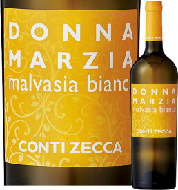 ドンナ・マルツィア マルヴァジーア ビアンカ　白ワイン・辛口　ミディアム・ライトボディ・中口　750mlアジィエンダ・アグリコーラ・コンティ・ゼッカ　Azienda Agricola Conti Zecca　Donna Marzia Malvasia Bianca