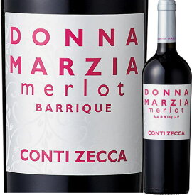 ドンナ・マルツィア メルロー オーク樽熟成　赤ワイン・辛口　ミディアム・フルボディ・中重口　750mlアジィエンダ・アグリコーラ・コンティ・ゼッカ　Azienda Agricola Conti Zecca　Donna Marzia Merlot Barrique