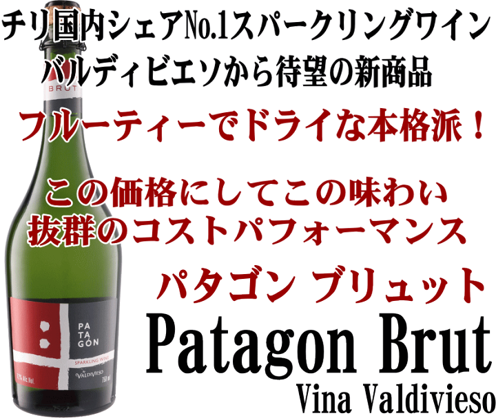 パタゴン ブリュット／ビーニャ・バルディビエソ