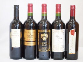 楽天スーパーセール/2セット セレクションセレクト 赤ワイン5本セット×2セット (フランスワイン 3本 イタリアワイン 1本 アルゼンチン 1本) 計750ml×10本
