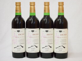 山梨県産マスカット・ベーリー4本セットA赤ワイン(中重口)750ml×4
