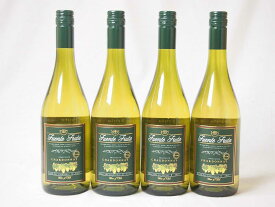 4本セットチリ産白ワイン フエンテ・フルータ　カベルネ　 白(チリ)750ml×4本