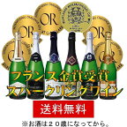 【最大47倍お買い物マラソン中】2セット ALLフランス金賞受賞スパークリングワイン6本セット 750ml×12本