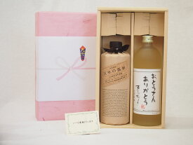 【最大2000円オフクーポン11日1:59迄】父の日 おとうさんありがとう 感謝贈り物ボックス 麦焼酎 2本セット(黒木本店 百年の孤独 麦 720ml おとうさんありがとう 麦 720ml)