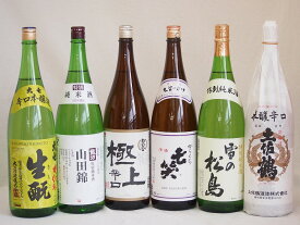 特選 辛口日本酒6本セット 飲み比べ6本セット 1800ml×6本