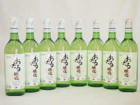 日本ワイン おたる醸造 ナイアガラ 日本産葡萄100% 白 やや甘口 (北海道)720ml×8本