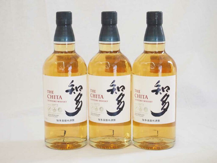 楽天市場】3本セット 知多蒸留所謹製 知多 サントリーウイスキー  