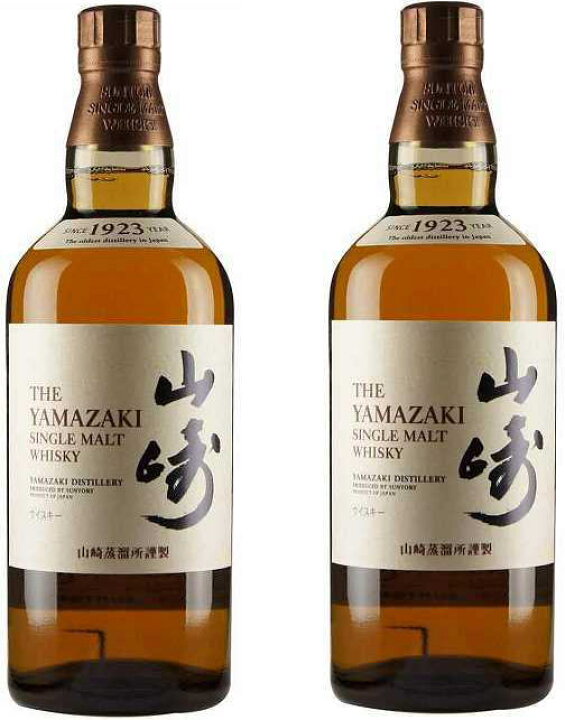 楽天市場】2本セット サントリーウイスキー シングルモルト山崎 700ml 