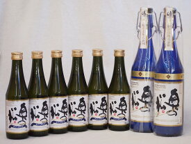 スパークリング日本酒中小7本セット 純米大吟醸 奥の松(福島県)720ml×2 290ml×6