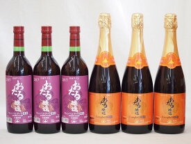 北海道おたるスペシャルワイン6本セット(やや甘口赤 辛口赤)720ml×6本