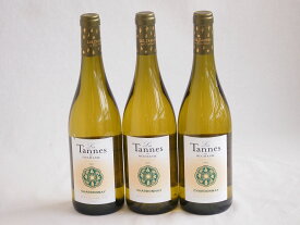 3本セット(フランス白ワイン レ・タンヌ オクシタン シャルドネ) 750ml×3本