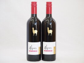 2本セット(チリ赤ワイン アルパカカベルネ・メルロー) 750ml×2本
