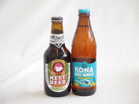 【最大2000円オフクーポン17日1:59迄】地域が生んだクラフトビール2本セット(常陸野 アンバーエールalc6％(茨城県) ビッグウェーブゴールデンエールalc4.5％(アメリカ)) 330ml×1本 355ml×1本