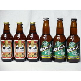 クラフトビールパーティ6本セット　金しゃちアルト330ml×3本　横浜ビールピルスナー330ml×3本