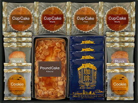 春の贈り物セット キャラバンコーヒー カフェタイムセット キャラバンコーヒードリップコーヒー（10g）・ナッツとチョコのざっくりクッキー×各4、ラスク（シュガー・ココナッツ）×各3、カップケーキ（プレーン・メープル）×各2、アーモンドパウンドケーキ×1