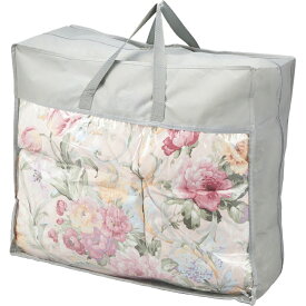 夏の贈り物お中元 羽根ふとんバッグ入り 花浪漫 ピンク 150×210cm